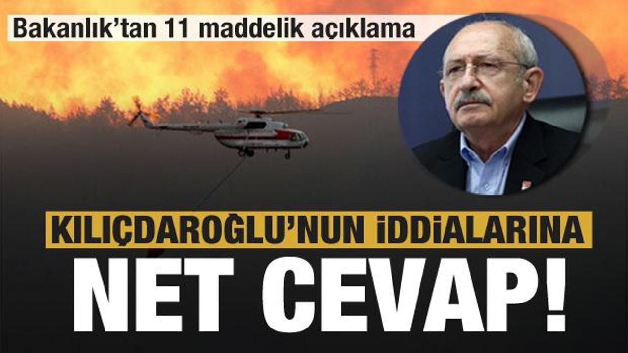 Tarım ve Orman Bakanlığı'ndan Kılıçdaroğlu'nun iddialarına cevap