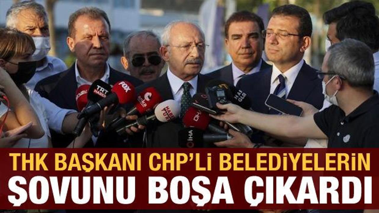 THK Başkanı, CHP'li belediyelerin şovunu boşa çıkardı