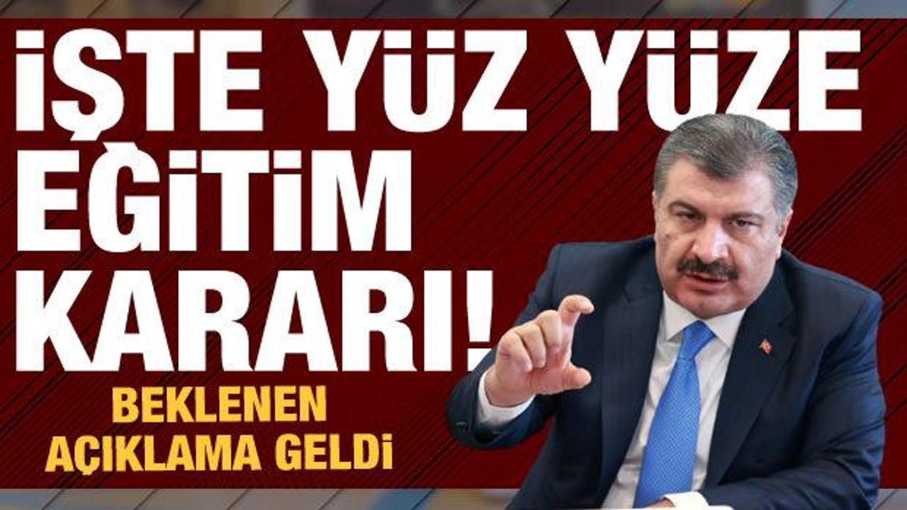 Son dakika haberi: Bilim Kurulu sonrası Bakan Koca'dan a&ccedil;ıklama