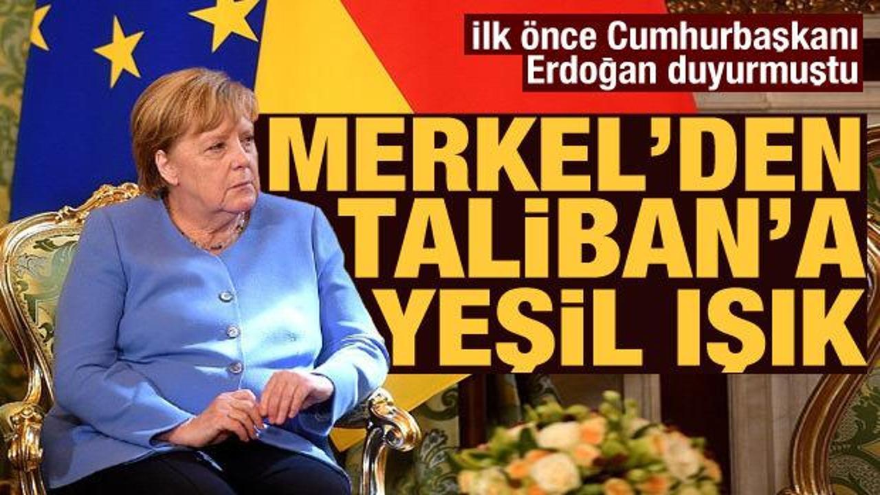 Merkel: "Taliban ile müzakere etmeye çalışmalıyız"