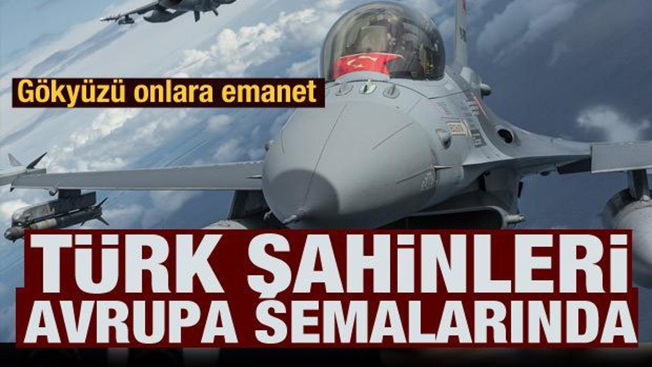 NATO tatbikatına Türk F-16'ları damgasını vurdu