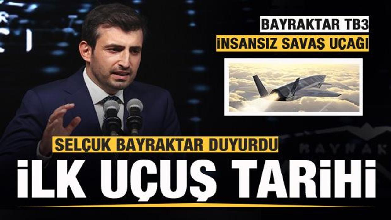 Selçuk Bayraktar tarihi duyurdu! İnsansız Savaş uçağı...