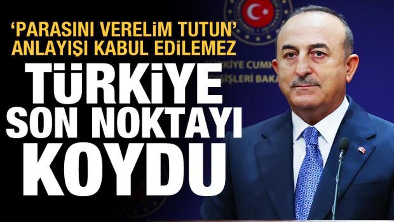 Çavuşoğlu'ndan AB'ye Afganistan mesajı: 'Parasını veriyoruz tutun' anlayışı olmaz