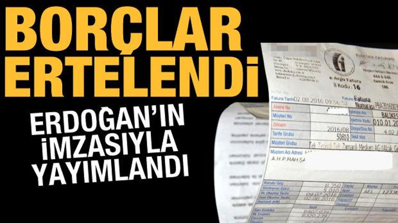 Son dakika haberi: 5 ilde elektrik borçlarına erteleme