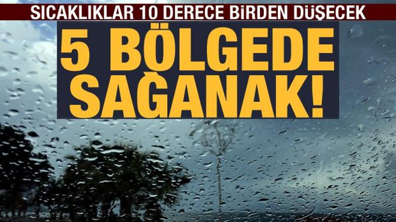 Son dakika haberi: Hava sıcaklıkları 10 derece birden d&uuml;şecek