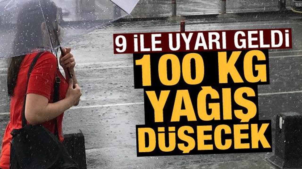 Son dakika haberi: Meteoroloji'den 9 ile uyarı! Kuvvetli yağış bekleniyor
