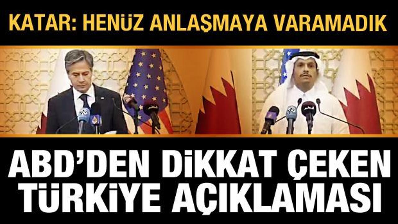 ABD'den Türkiye, Katar'dan Kabil Havalimanı açıklaması