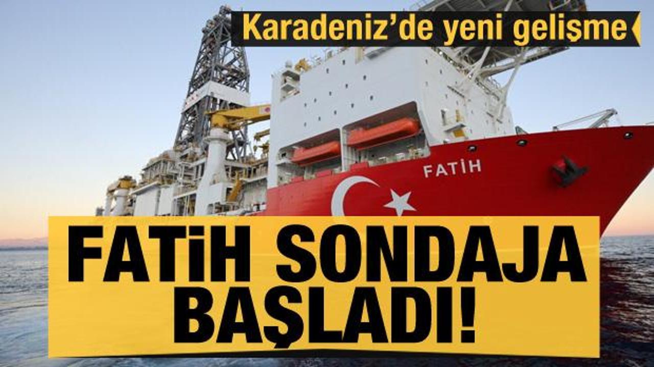 Fatih gemisi, T&uuml;rkali-5'te sondaja başladı