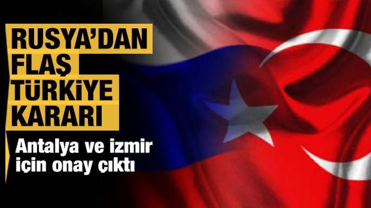 Rusya'dan flaş Türkiye kararı: Antalya ve İzmir üreticisine yasak kalktı