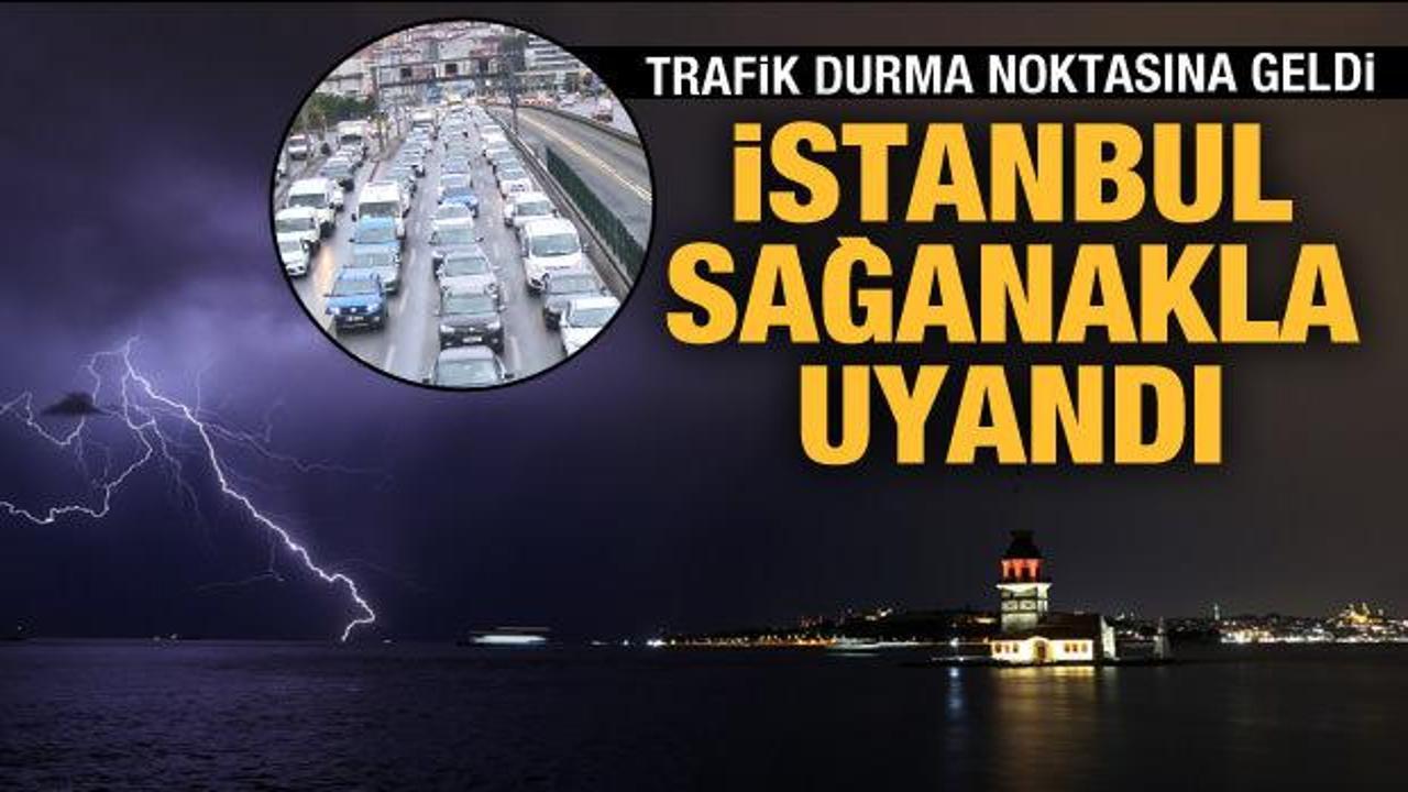 Son dakika haberi: Meteoroloji uyarmıştı! İstanbul'da sağanak yağış başladı