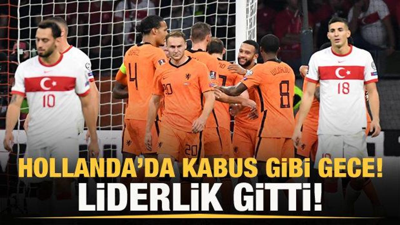Türkiye, Hollanda'ya farklı kaybetti!