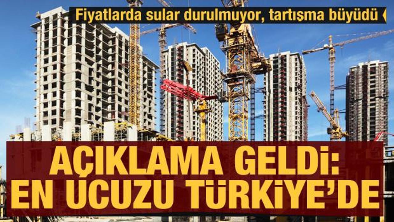 Açıklama geldi: Dünyanın en ucuzu Türkiye'de! Fiyatlar yüzünden tüm inşaatlar durdurulmuştu! 