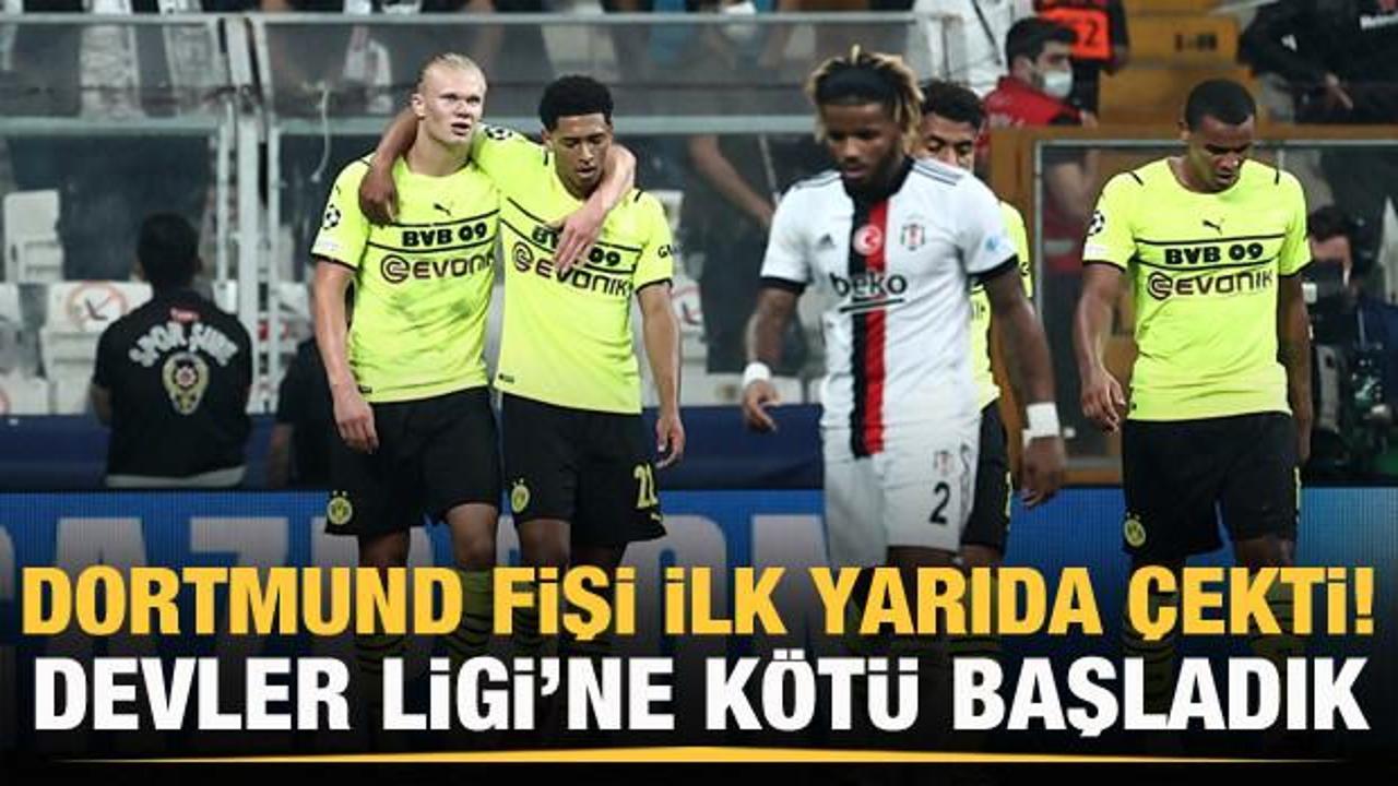 Beşiktaş, Devler Ligi'ne mağlubiyetle başladı!
