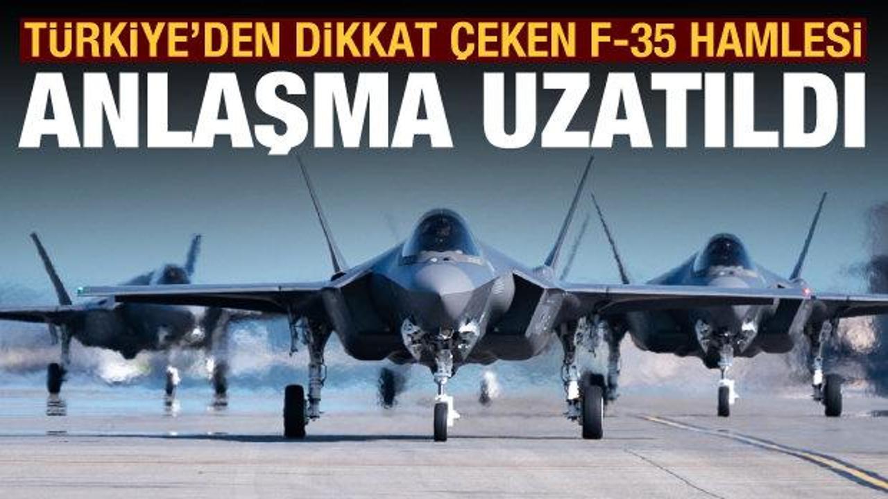 Türkiye, ABD'li lobi şirketiyle olan F-35 anlaşmasını uzattı