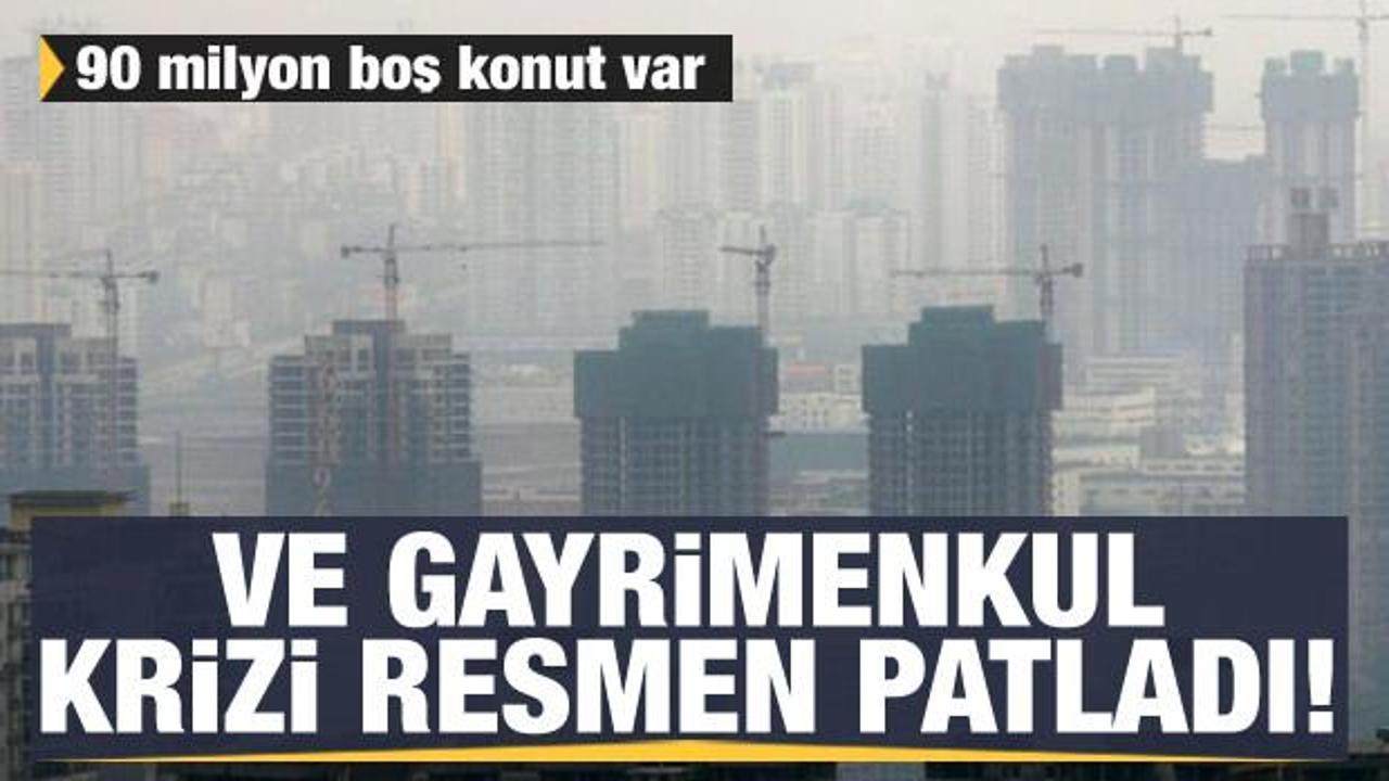 Ve gayrimenkul krizi patladı: 90 milyon boş konut var