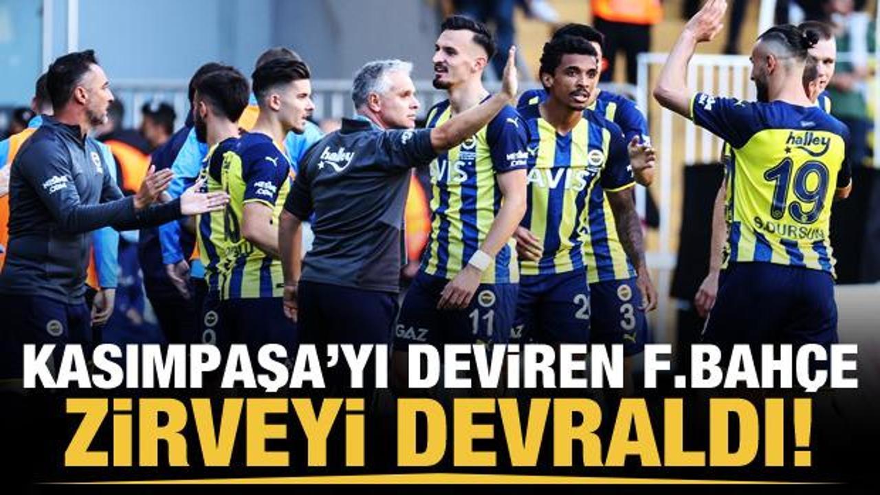 Fenerbahçe zirveyi devraldı!
