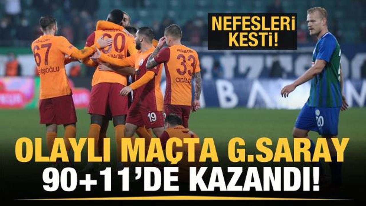 Galatasaray 90+11'de güldü!