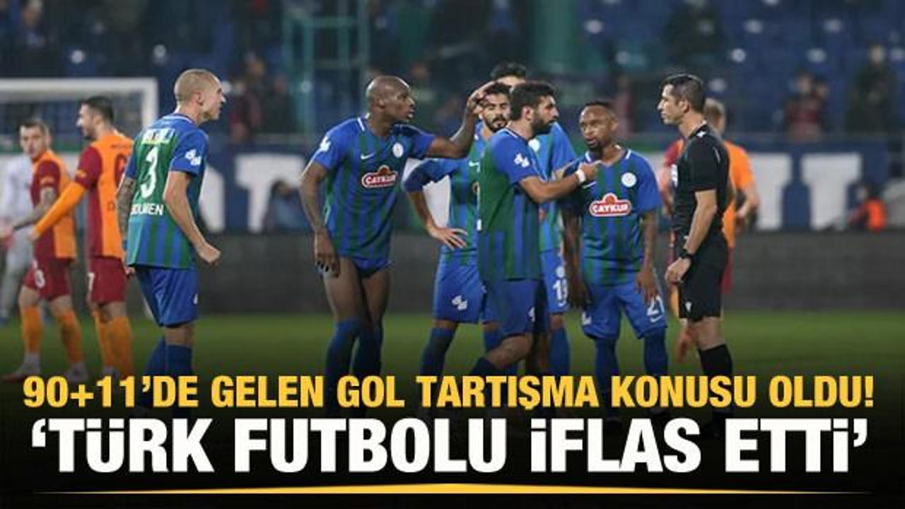 Galatasaray'ın 90+11'de bulduğu gole tepki!