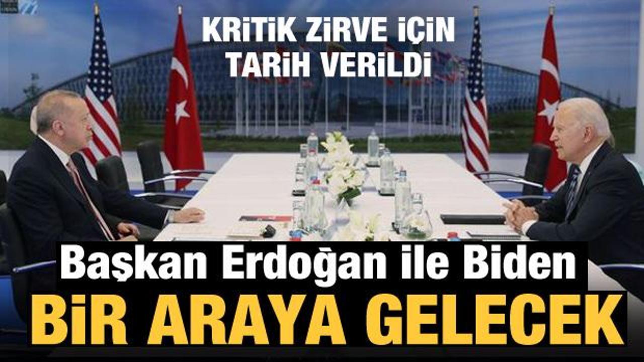 Son Dakika: Cumhurbaşkanı Erdoğan, Biden ile görüşecek