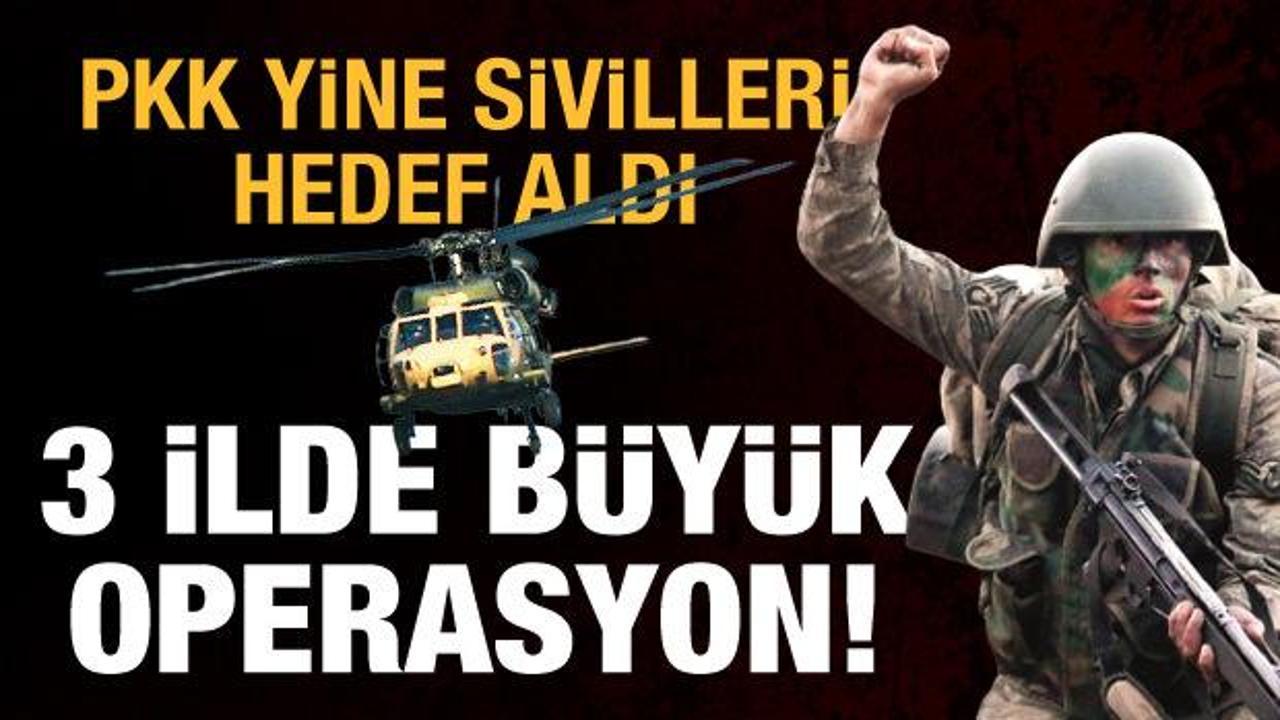 Son dakika haberi: PKK'dan hain saldırı! 3 ilde büyük operasyon başlatıldı
