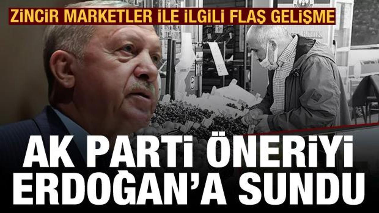 AK Parti perakende raporunu Erdoğan'a sundu: 'Süpermarketler çevre yoluna'