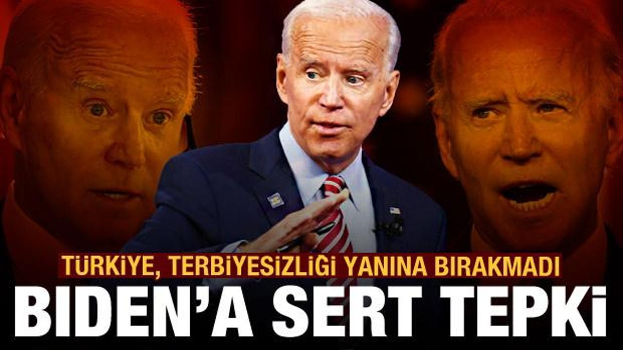 Biden'ın skandal mektubuna Türkiye'den tepki