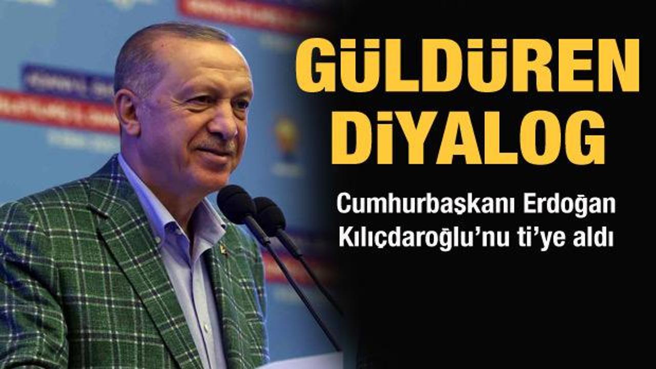 Cumhurbaşkanı Erdoğan Kılıçdaroğlu'nu ti'ye aldı