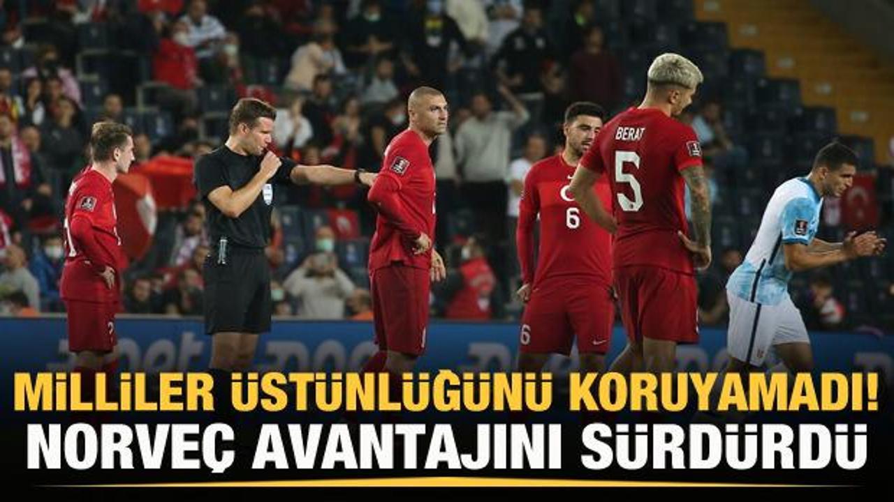 Türkiye kritik maçta Norveç'i deviremedi!
