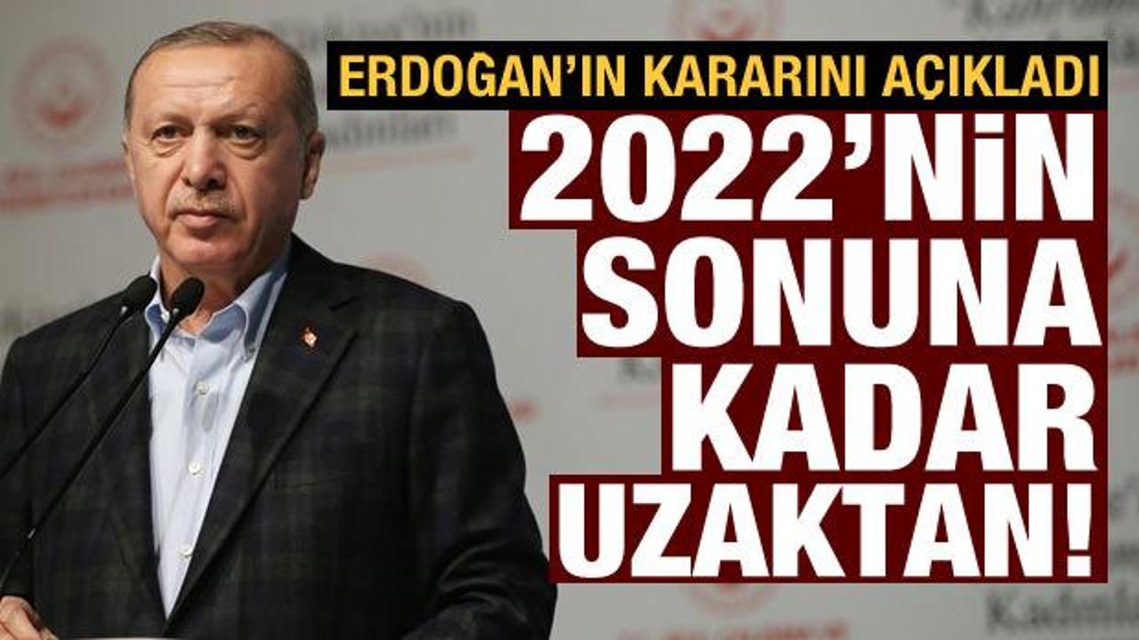 Cumhurbaşkanı Erdoğan karar verdi: 2022 sonuna kadar yüzde 50 uzaktan çalışacaklar