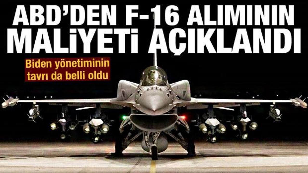 Türkiye'nin ABD'den F-16 alımının maliyeti ve Biden'ın tavrı belli oldu