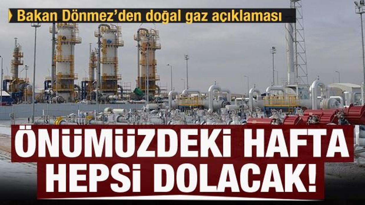 Bakan Dönmez'den doğal gaz açıklaması