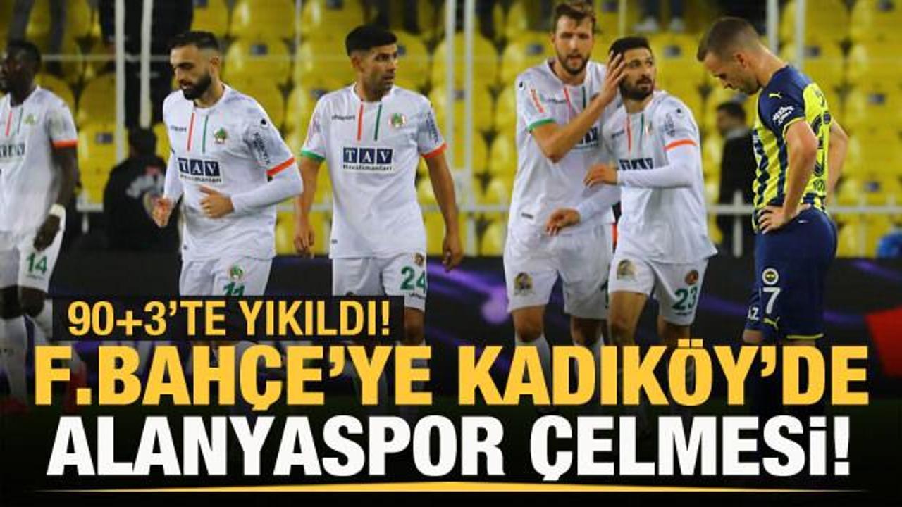 Fenerbahçe Kadıköy'de 90+3'te yıkıldı!
