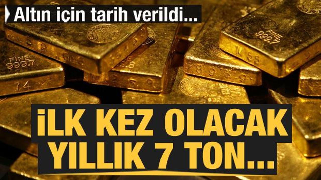 İlk altın k&uuml;l&ccedil;esi 2022 yılında d&ouml;k&uuml;lecek
