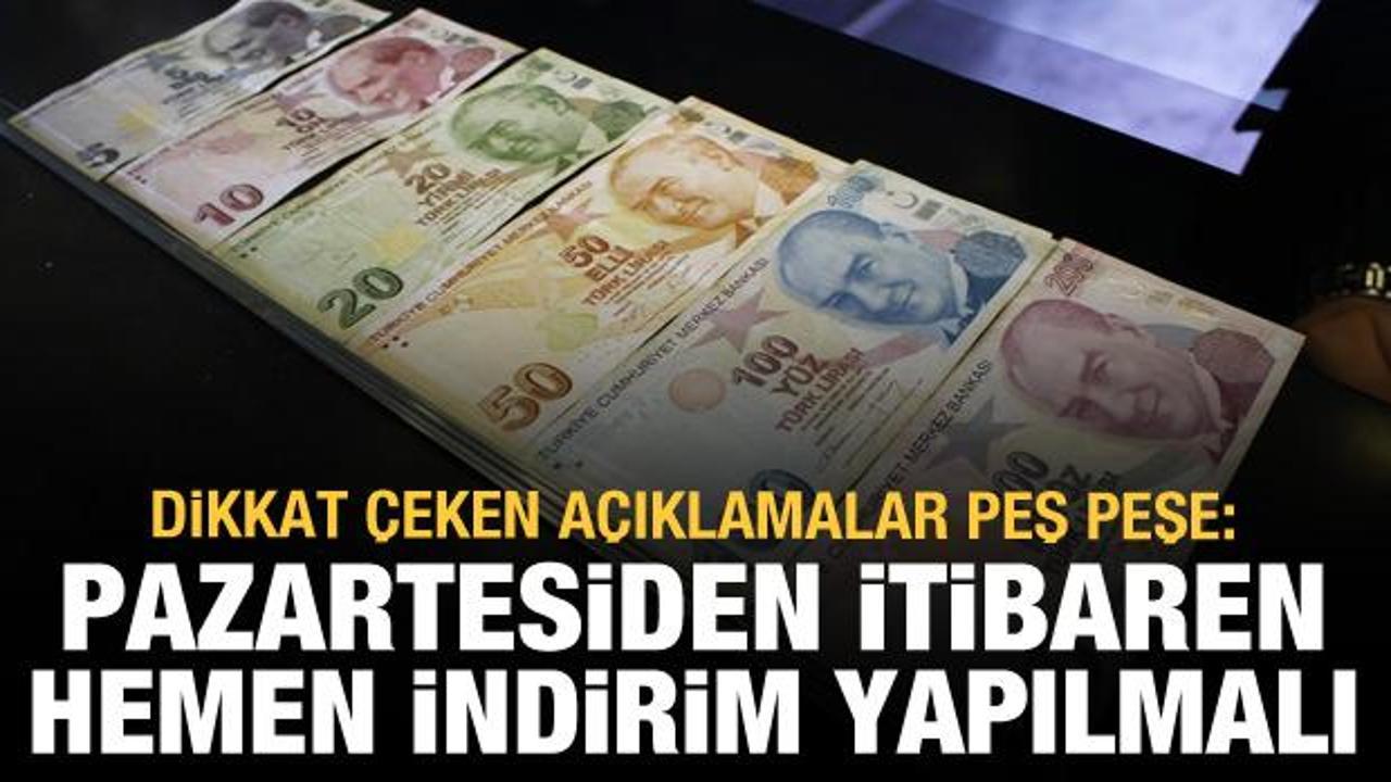 Merkez Bankası'nın faiz indirimi sonrası bankalara dikkat çeken çağrı