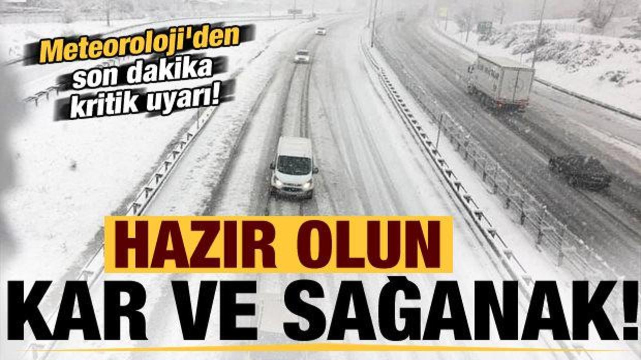 Meteoroloji'den son dakika kritik uyarı! Hazır olun, kar yağışı ve sağanak...