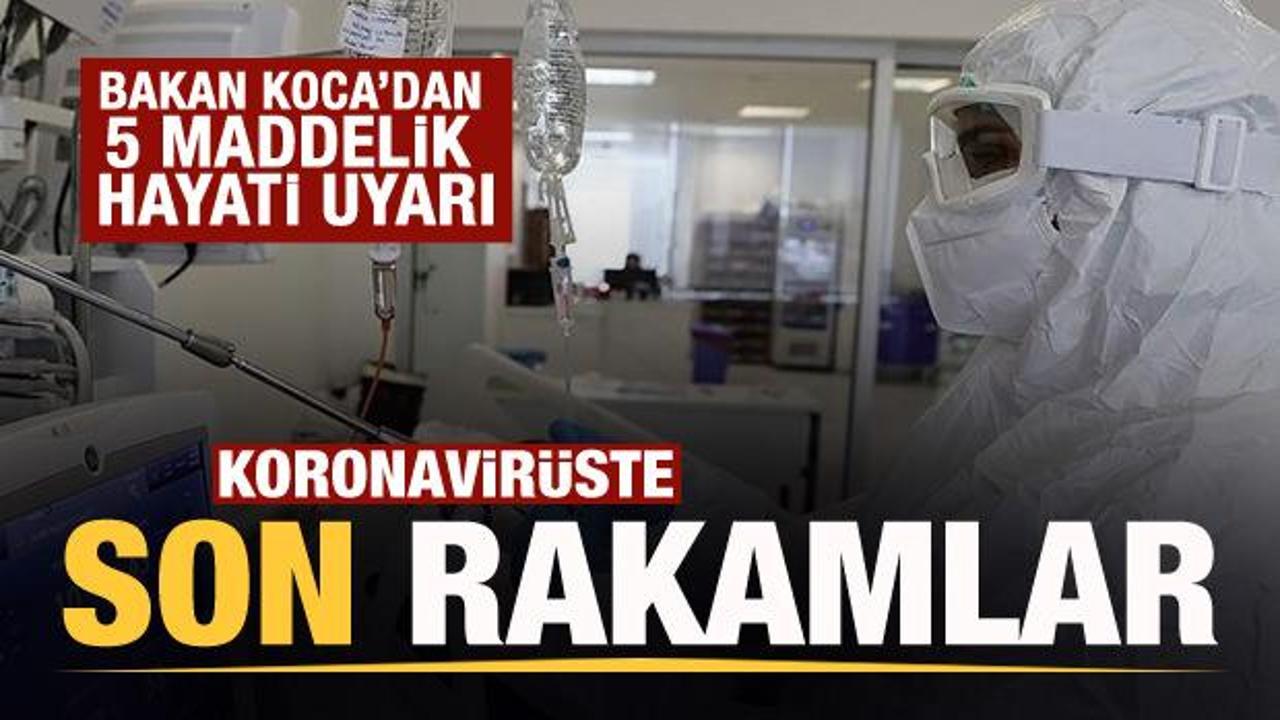 Son dakika: 21 Ekim koronavirüs tablosu açıklandı!