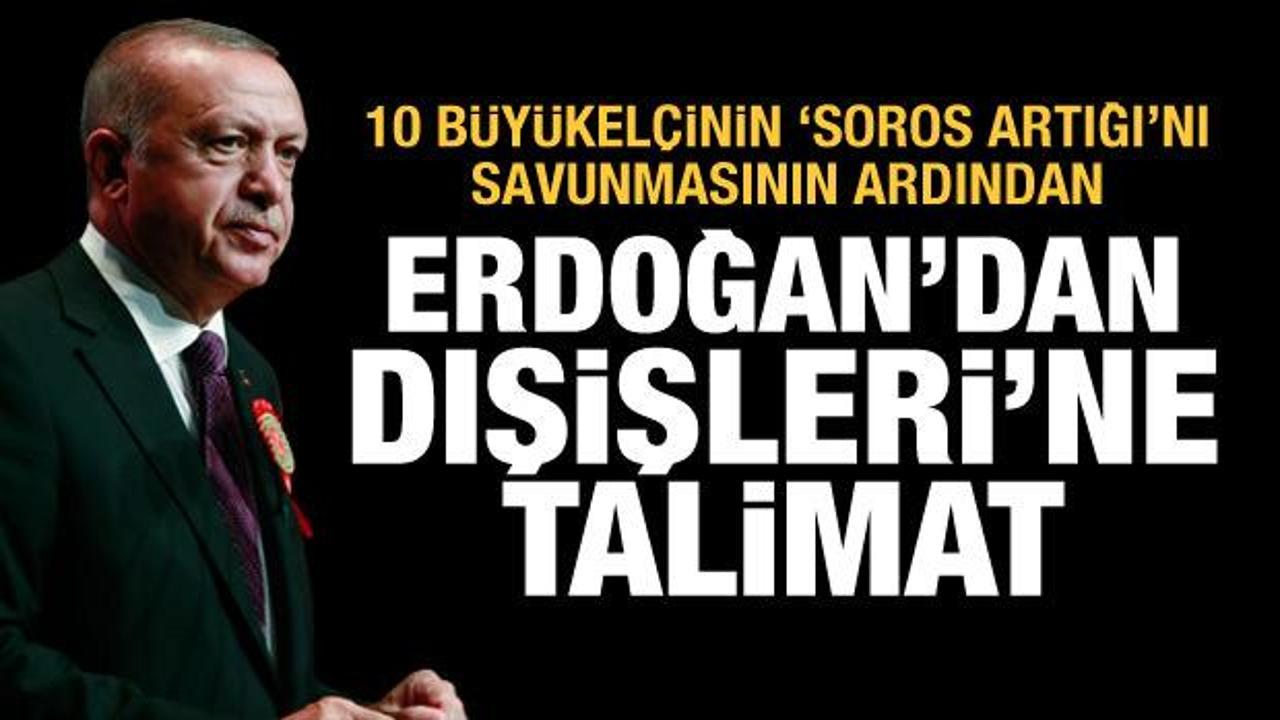 Son Dakika: Cumhurbaşkanı Erdoğan 10 büyükelçi için Dışişleri Bakanına talimat verdi!