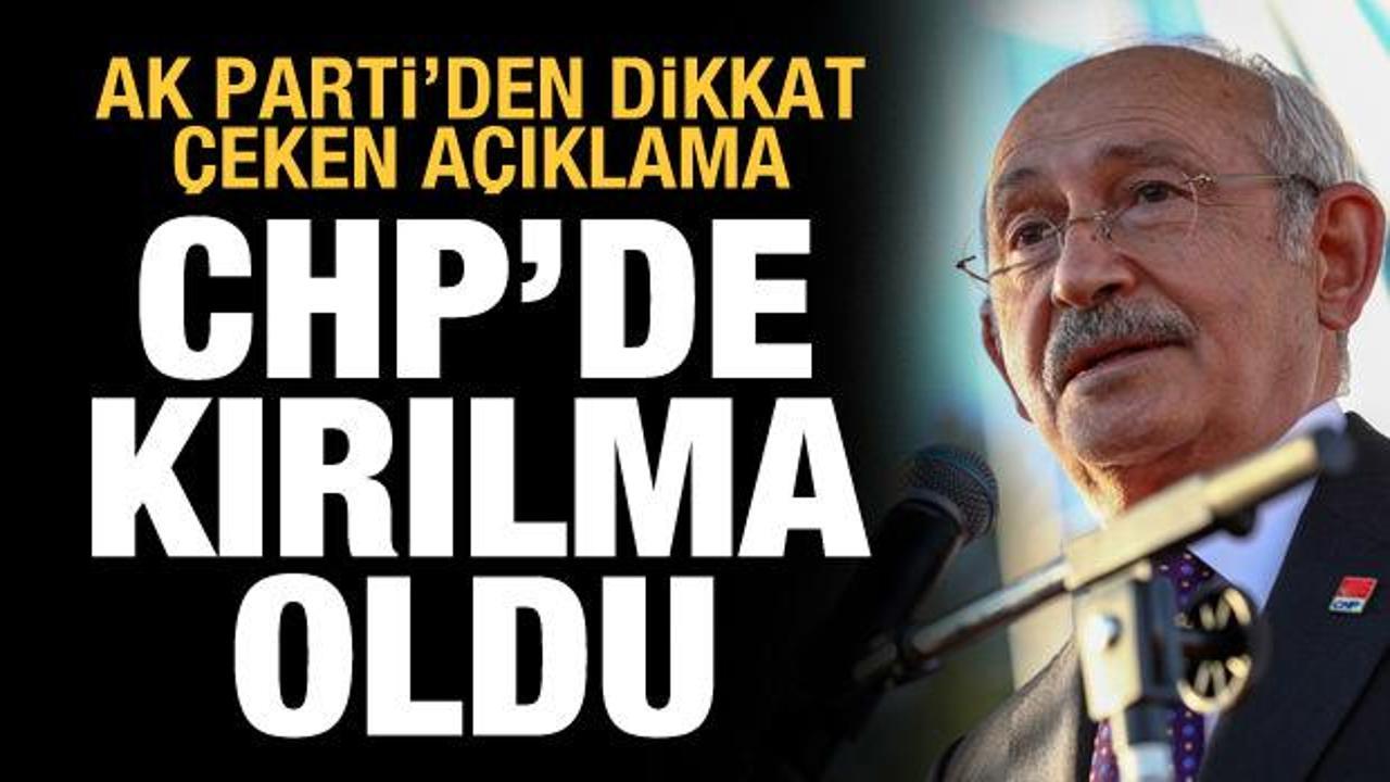 AK Parti'den "tezkere" açıklaması: CHP'de bir kırılma oldu