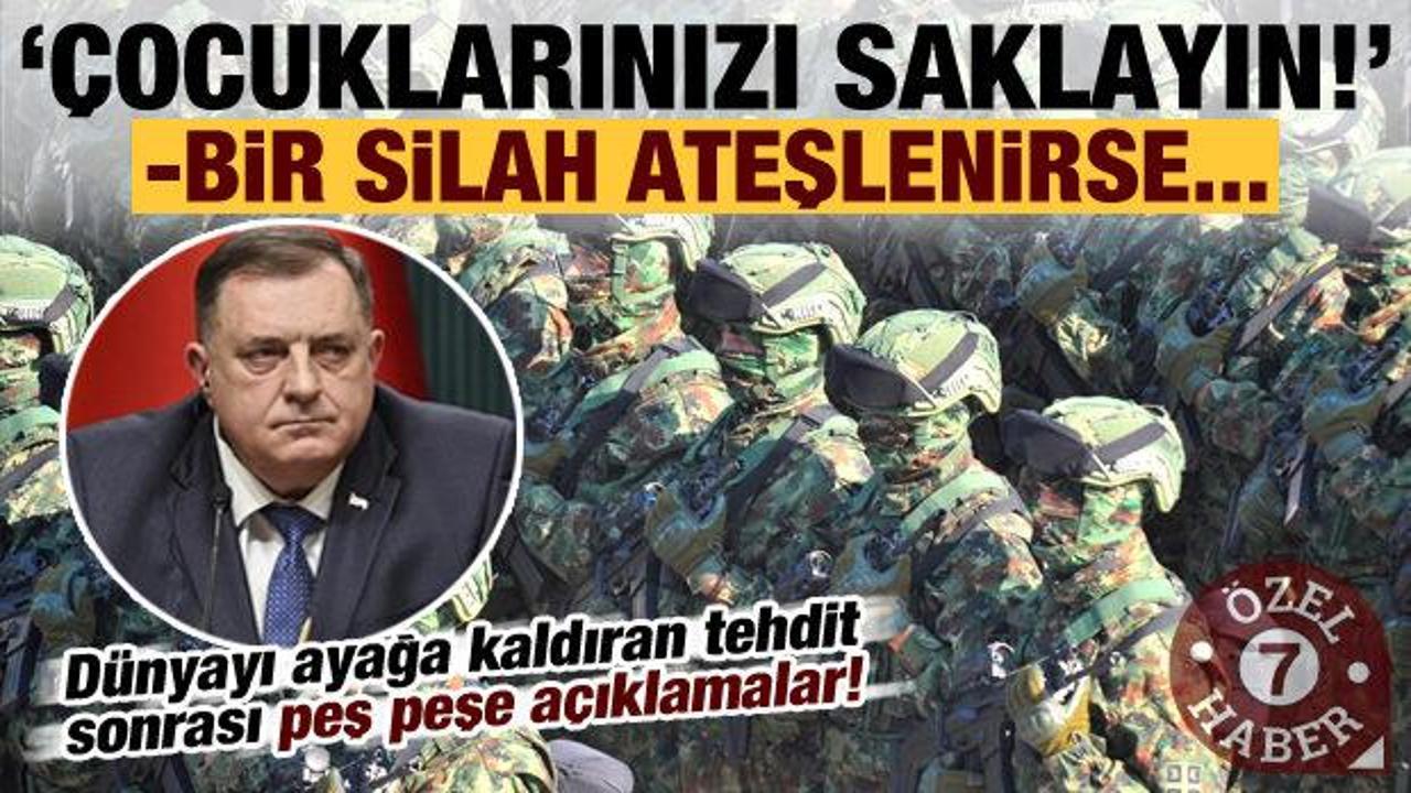Dodik'in "yeni ordu" planı Bosna'yı karıştırdı: Her şey bir silahın ateş almasına bağlı