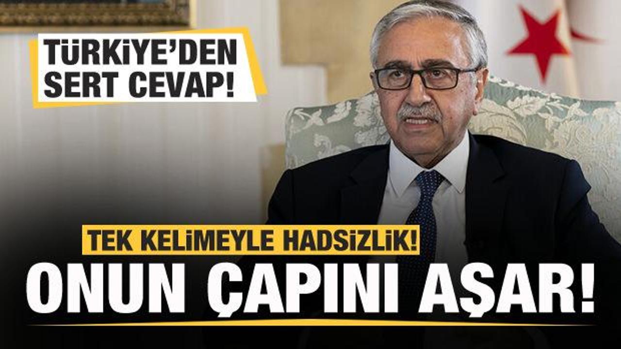 Mustafa Akıncı haddini aştı! Türkiye'den tokat gibi cevap: Onun çapını aşar