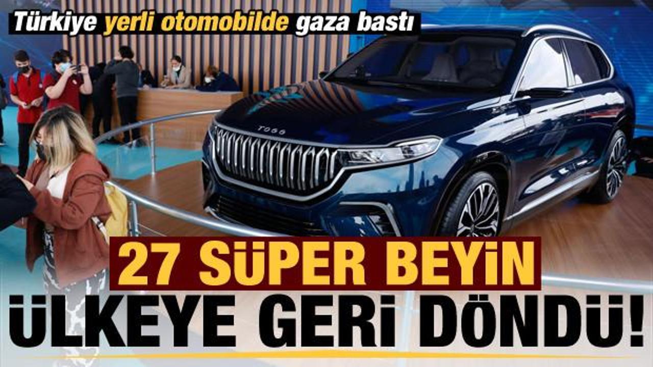 27 mühendis yerli otomobil için Türkiye'ye geri döndü