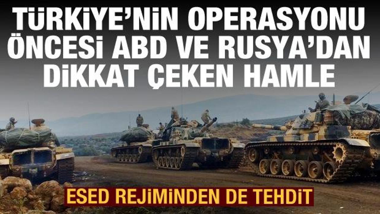 ABD'den YPG'ye 50 TIR'lık silah, Rusya'dan hava ve kara manevrası, Esed'den de tehdit
