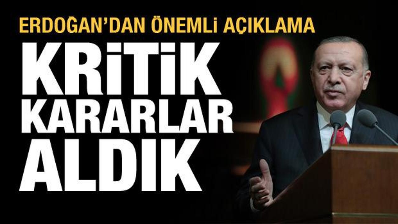 Cumhurbaşkanı Erdoğan'dan: Dezenformasyona karşı kritik kararlar aldık