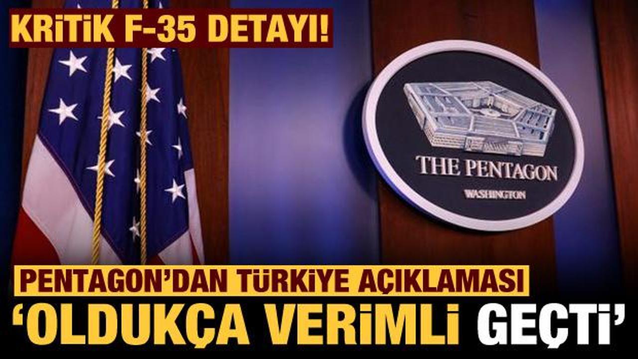 Pentagon'dan kritik Türkiye açıklaması! 
