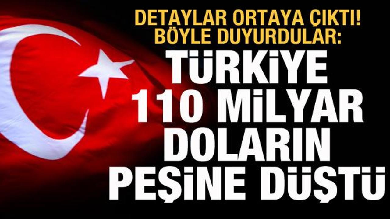 Planın detayları ortaya çıktı! Böyle duyurdular: Türkiye 110 milyar doların peşine düştü