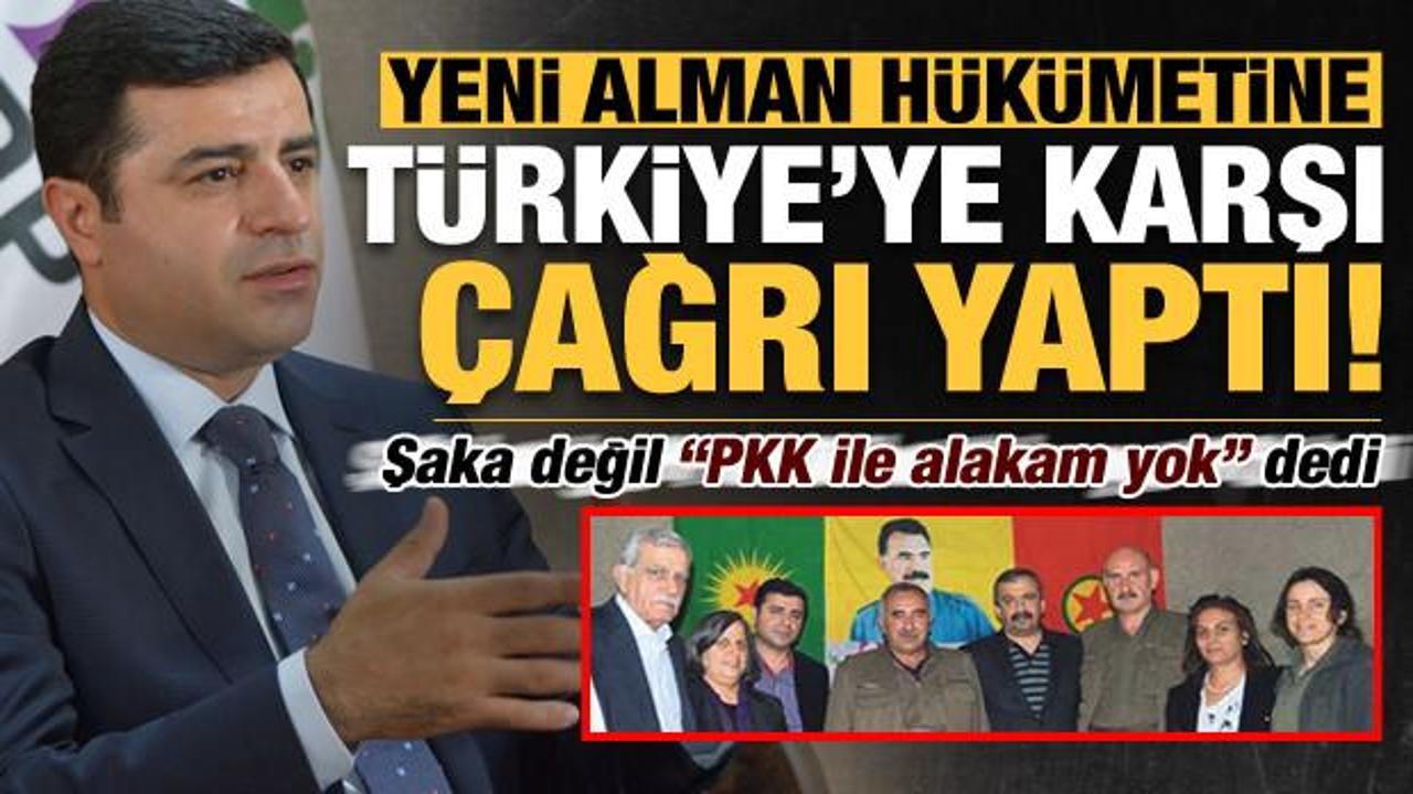 Son dakika: Demirtaş, Alman hükümetine çağrı yaptı! Şaka değil "PKK ile alakam yok" dedi