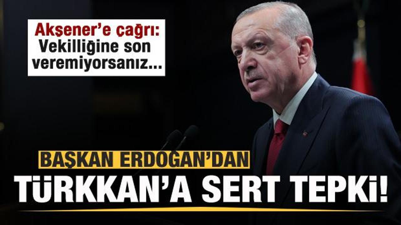 Son dakika: Erdoğan'dan İYİ Partili Türkkan'a çok sert tepki!
