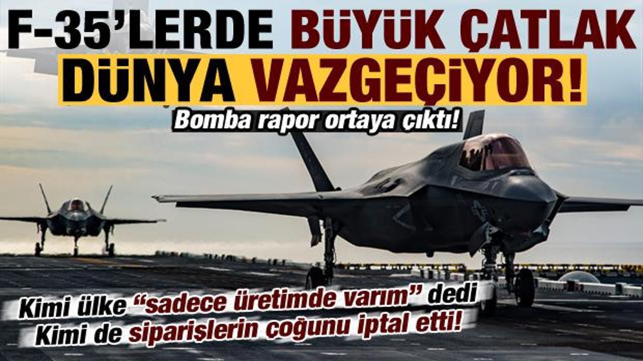Son dakika: Türkiye'ye verilmeyen F-35 projesinde büyük çatlak! Dünya vazgeçiyor...