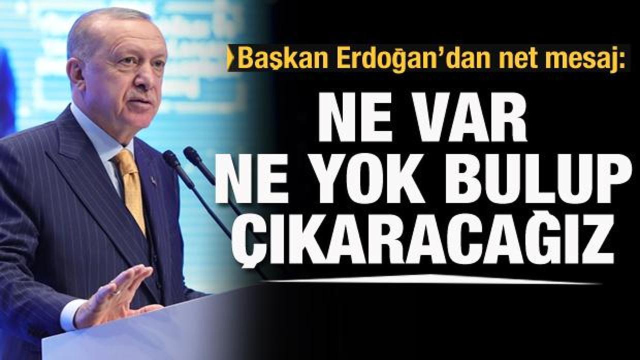 Başkan Erdoğan: Karadeniz ve Akdeniz'de ne var ne yok çıkaracağız