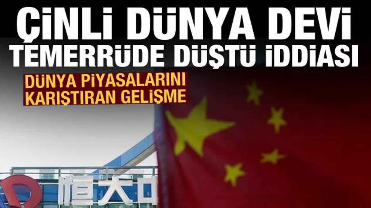 Çinli şirket Evergrande temerrüde düştü iddiası